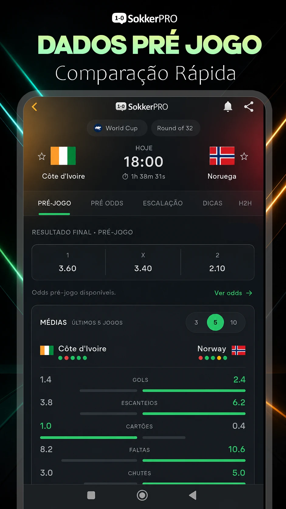 SokkerPRO - Jogos ao vivo screenshot